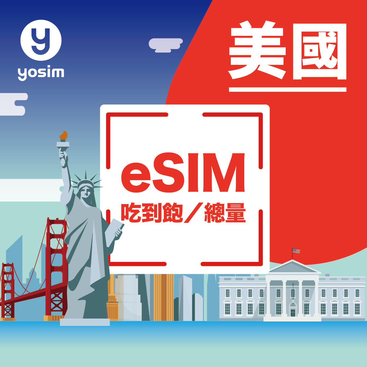 美國 eSIM 上網卡推薦｜T-Mobile/Verizon 高速吃到飽｜即買即用虛擬卡